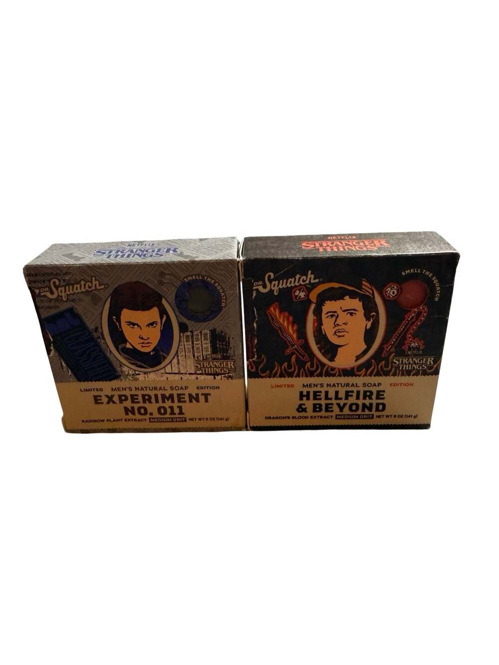 Dr. Squatch Stranger Things Limited Soap: Experiment No. 011 & Hellfire & Beyond